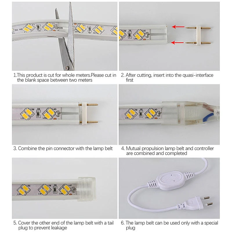 5730 smart strip a prueba de agua luces de control remoto control remoto blanco rojo azul cuerda luz de banda led flexible